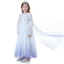 Hot sale Elsa Princess Dress kids girl party dress Christmas costume Kids girl cosplay dresses