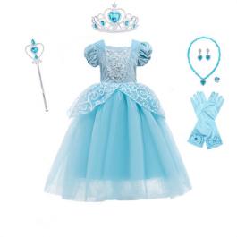 Amazon Halloween TV & movie Costume kids Birthday Party Gown Dress Princess Dresses up For Kids Girls