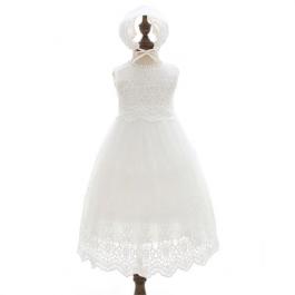 Newborn baby Girl baptism costume christening blessing gown Party Wedding dress Birthday Party Clothing