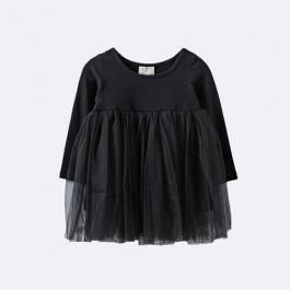 Summer Long Sleeve Girls' Dresses Soft Cotton Baby Girl Dress Tutu Tulle Baby Girl Casual Dresses