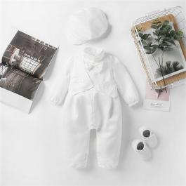 baby boy baptism clothing romper toddler christening costume
