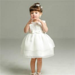 Newborn baby Girl baptism christening blessing costume Party Wedding dress Birthday Party Clothing