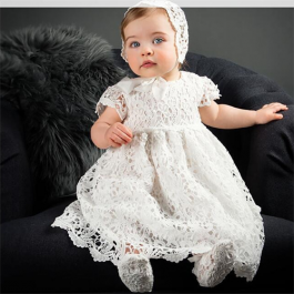 Newborn baby Girl baptism dress christening gown blessing gown Party Wedding Dress Birthday Party Clothing
