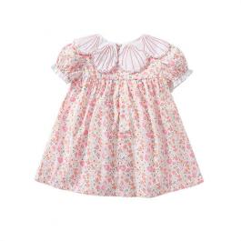 Newest Arrival korean Dress Summer Infants Baby Girl Flower Dress Kids Floral Casual Dresses