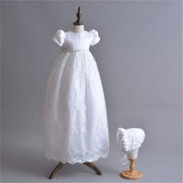 Newborn baby Girl baptism dress christening blessing gown Party Wedding Lace dress Birthday Party Clothing
