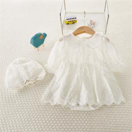Newborn baby Girl dress Party Wedding Costume Birthday Party Clothing