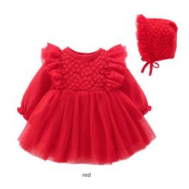 Fashion Birthday Girls Party Gown Lace Infant Dress Baby Girl's Princess Dress